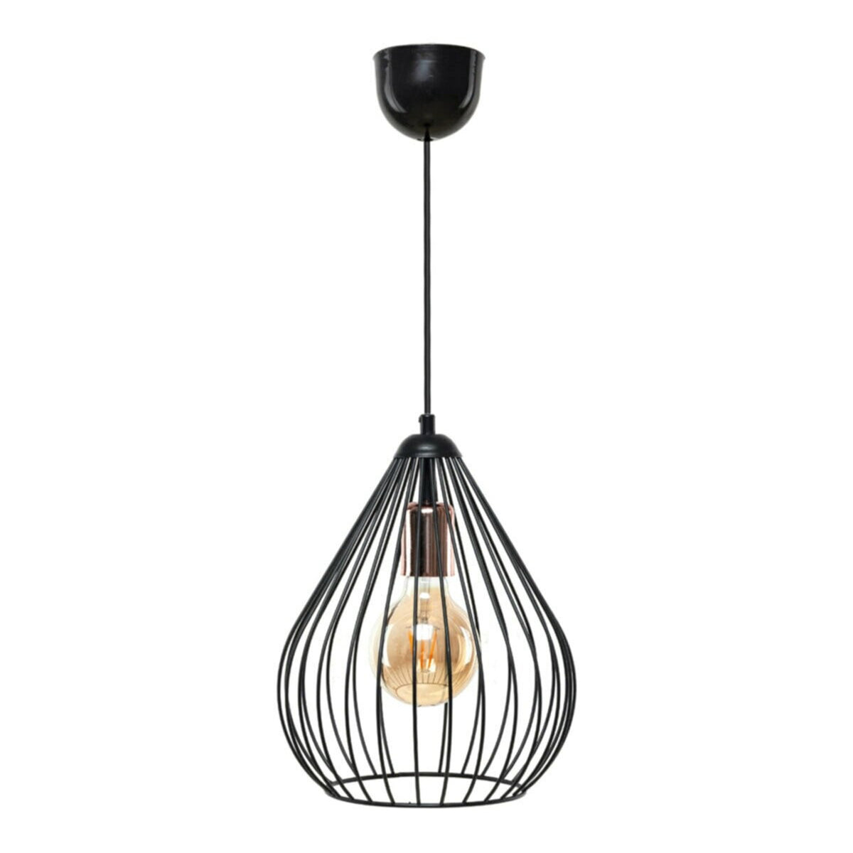 205 Pendellampe - Schwarz in Schwarz präsentiert im Onlineshop von KAQTU Design AG. Pendelleuchte ist von Opviq