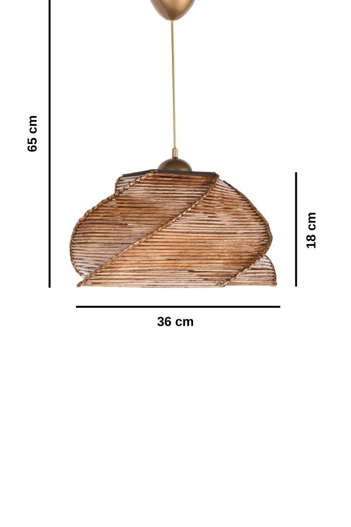 Pentagone Pendant lampe - Antiquation
