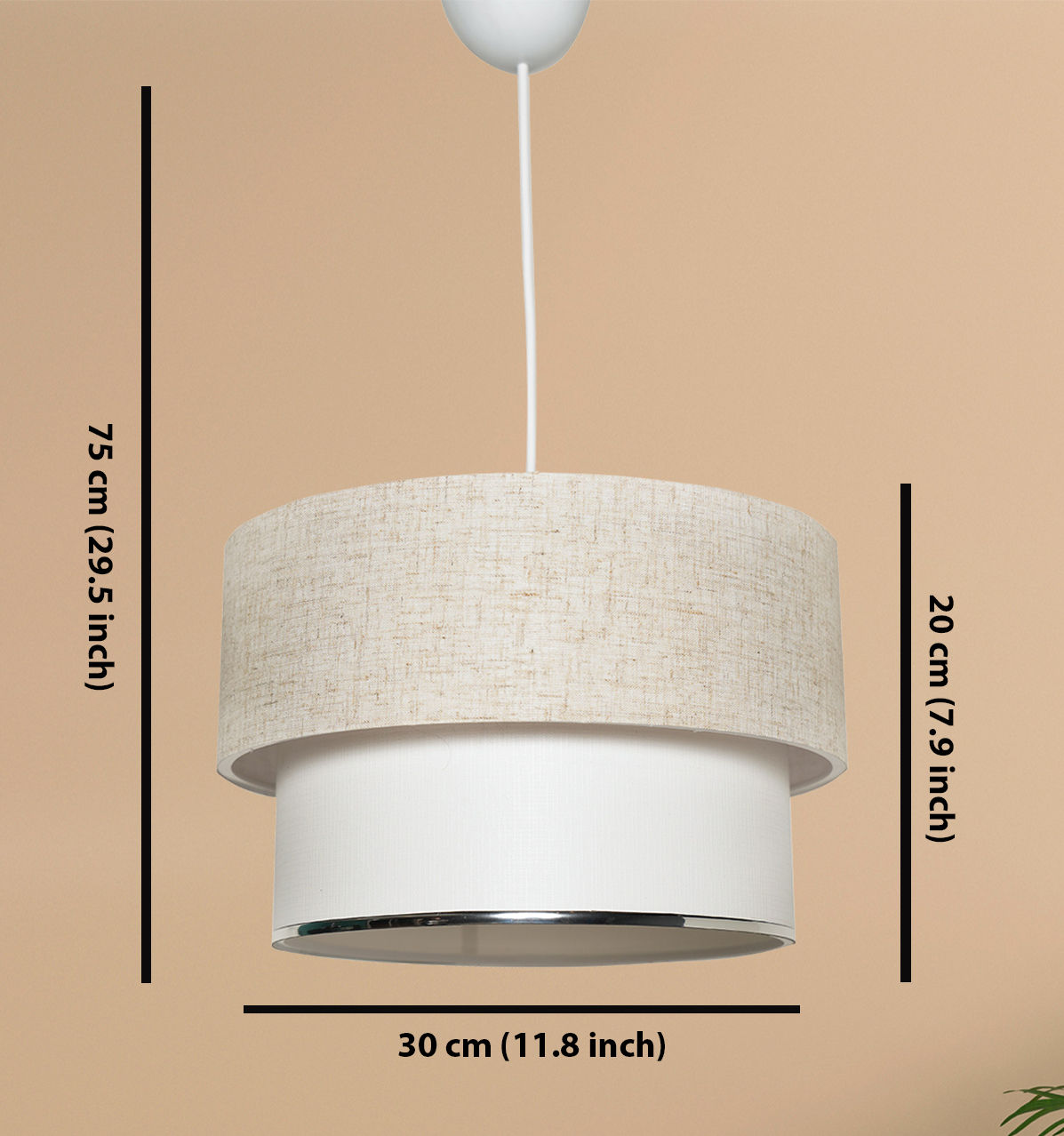 Corbeu - Cream in Creme
 Weiss präsentiert im Onlineshop von KAQTU Design AG. Pendelleuchte ist von Opviq