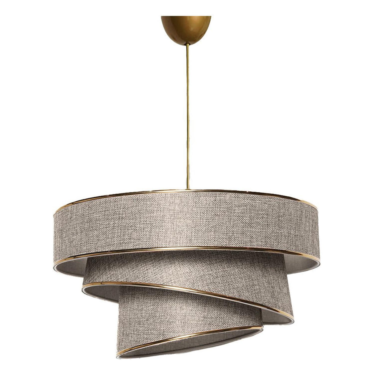 Couper Pendellampe - Beige Gold in Beige Gold präsentiert im Onlineshop von KAQTU Design AG. Pendelleuchte ist von Opviq