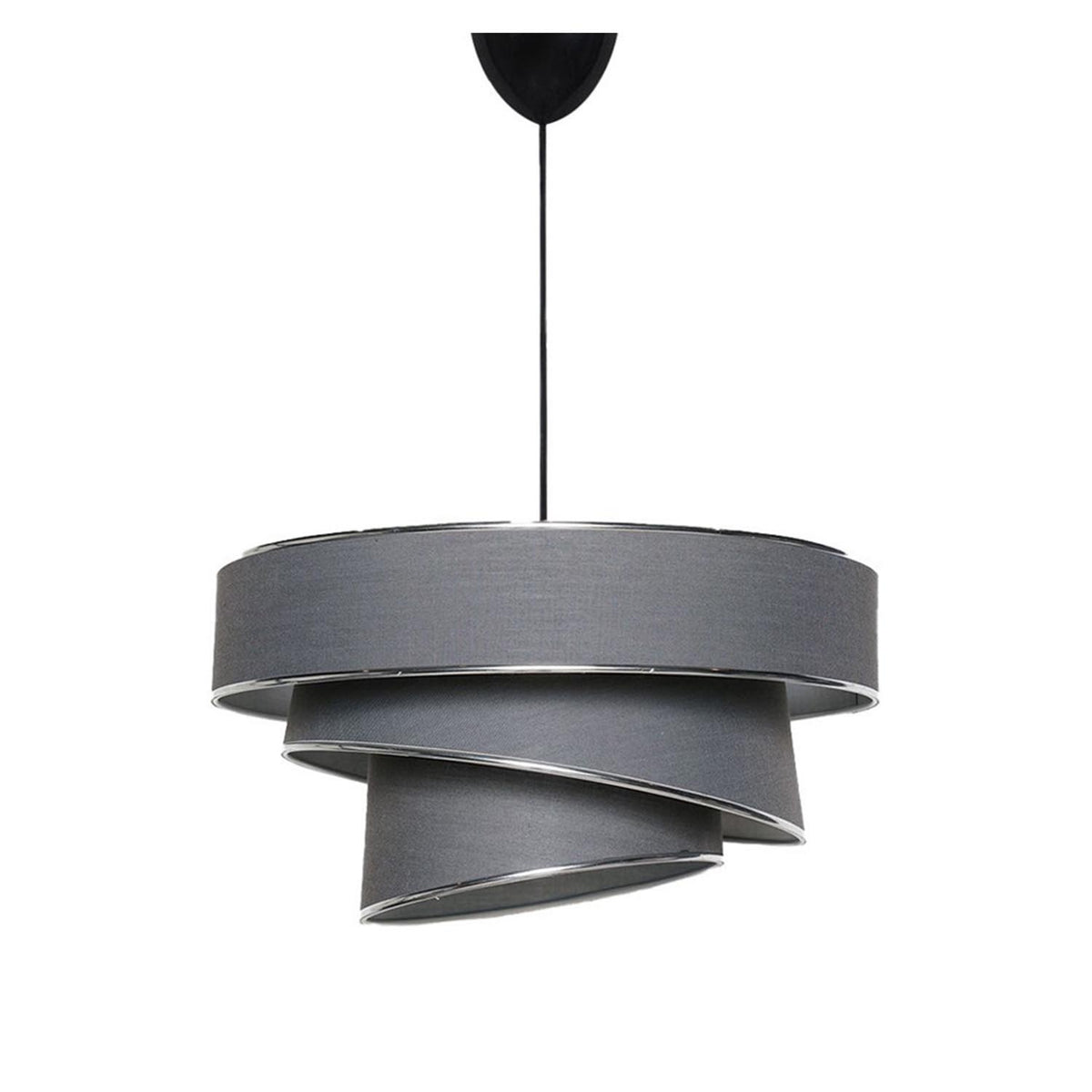 Couper Pendellampe - Anthrazit Silber in Anthrazit Silber präsentiert im Onlineshop von KAQTU Design AG. Pendelleuchte ist von Opviq