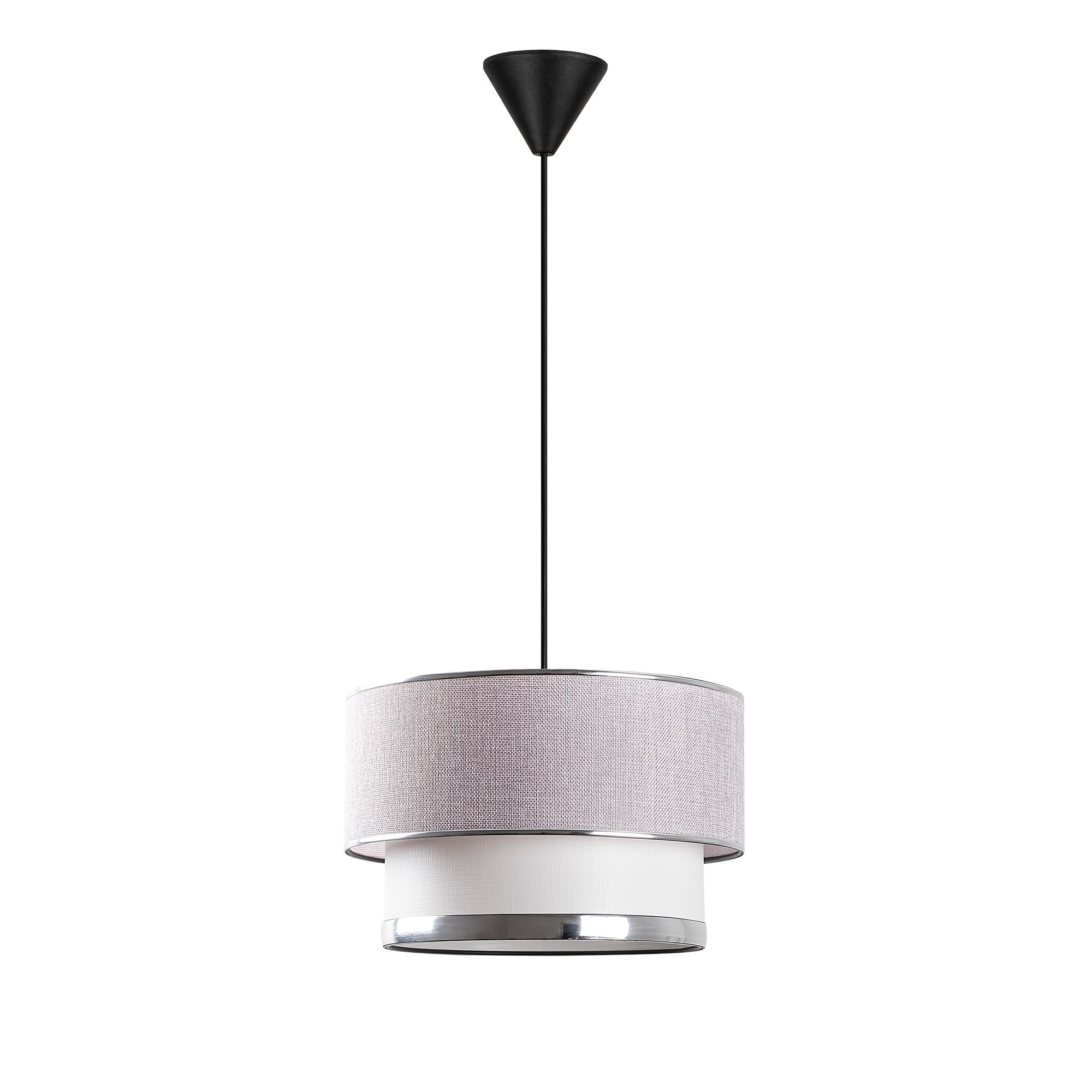 Cake - Light Grey, Silver in Grau Silber präsentiert im Onlineshop von KAQTU Design AG. Pendelleuchte ist von Opviq