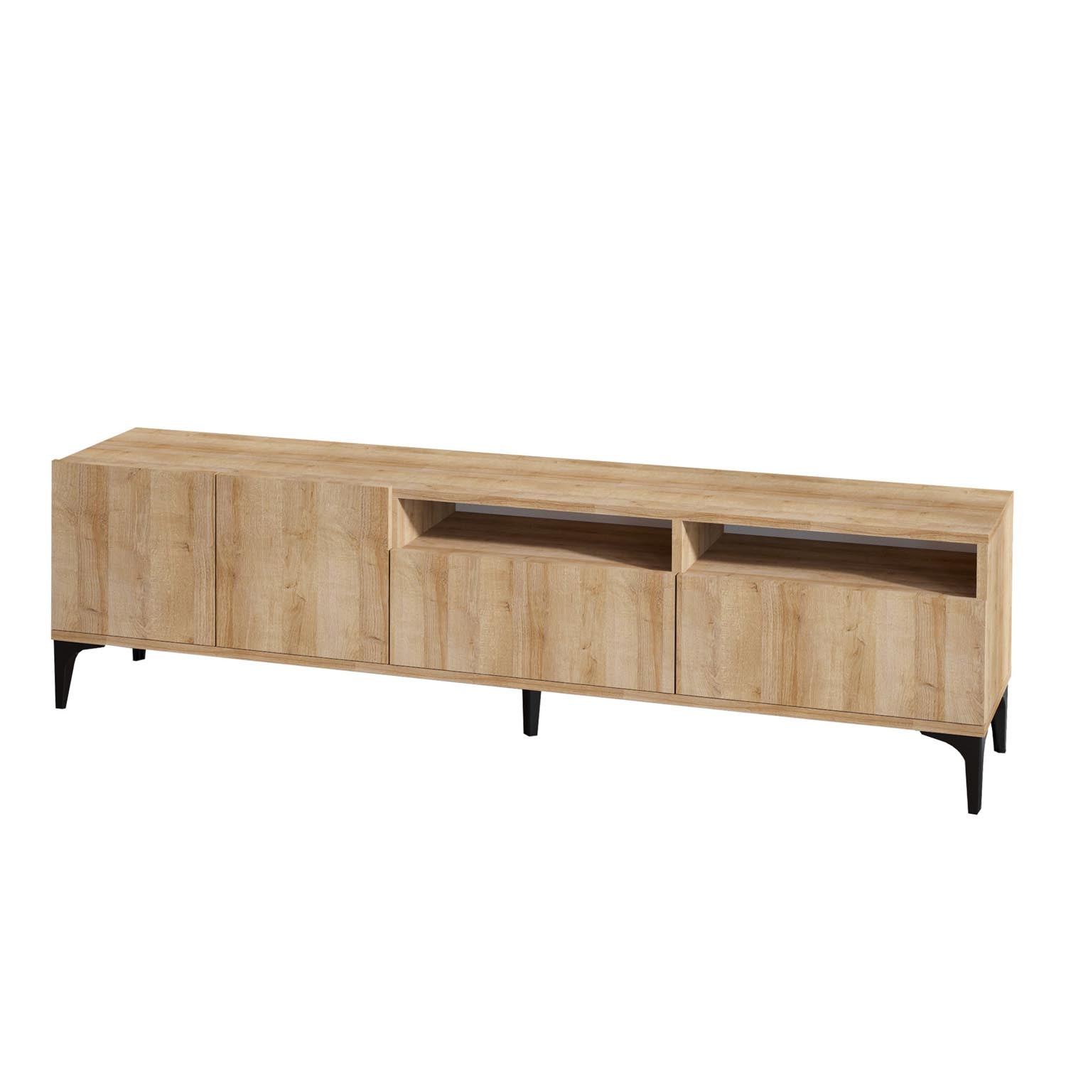 Ross in Eiche präsentiert im Onlineshop von KAQTU Design AG. Sideboard ist von Hanah Home