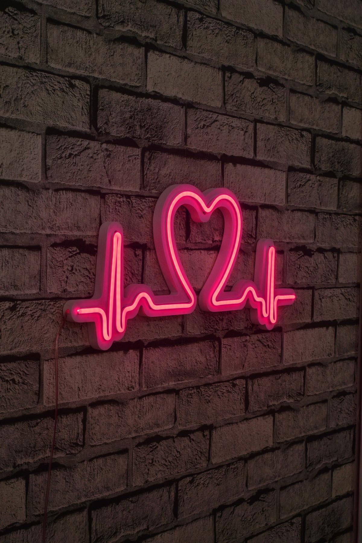 Love Rhythm - Pink in Rosa präsentiert im Onlineshop von KAQTU Design AG. Wandleuchte ist von Wallity