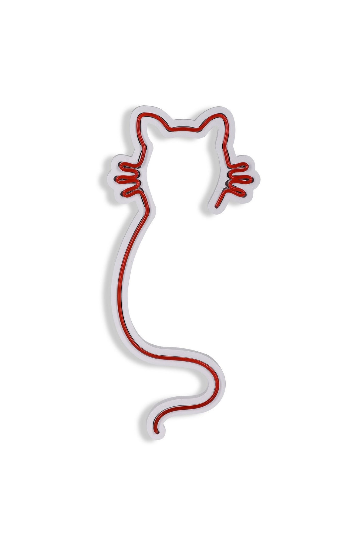 Cat Wandleuchte - Rot in Rot präsentiert im Onlineshop von KAQTU Design AG. Wandleuchte ist von Wallity