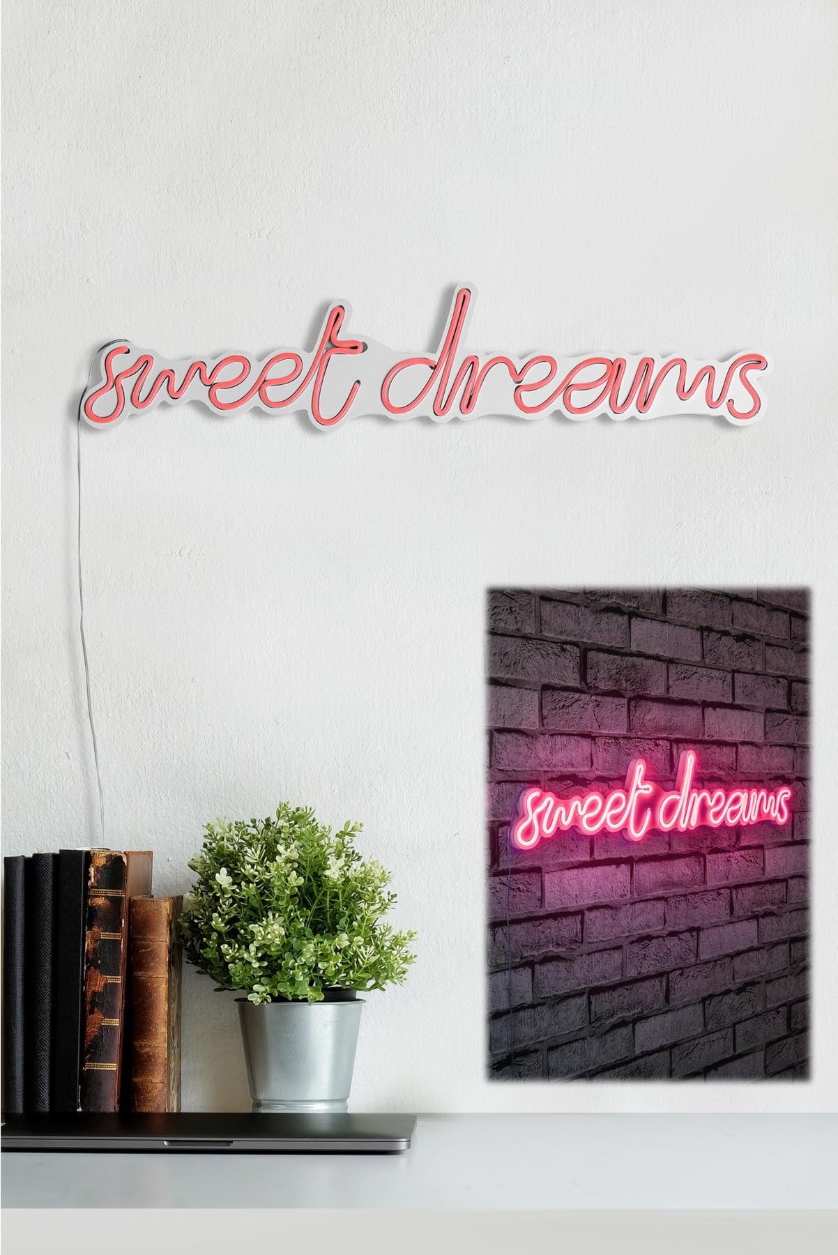 Sweet Dreams - Pink in Rosa präsentiert im Onlineshop von KAQTU Design AG. Wandleuchte ist von Wallity