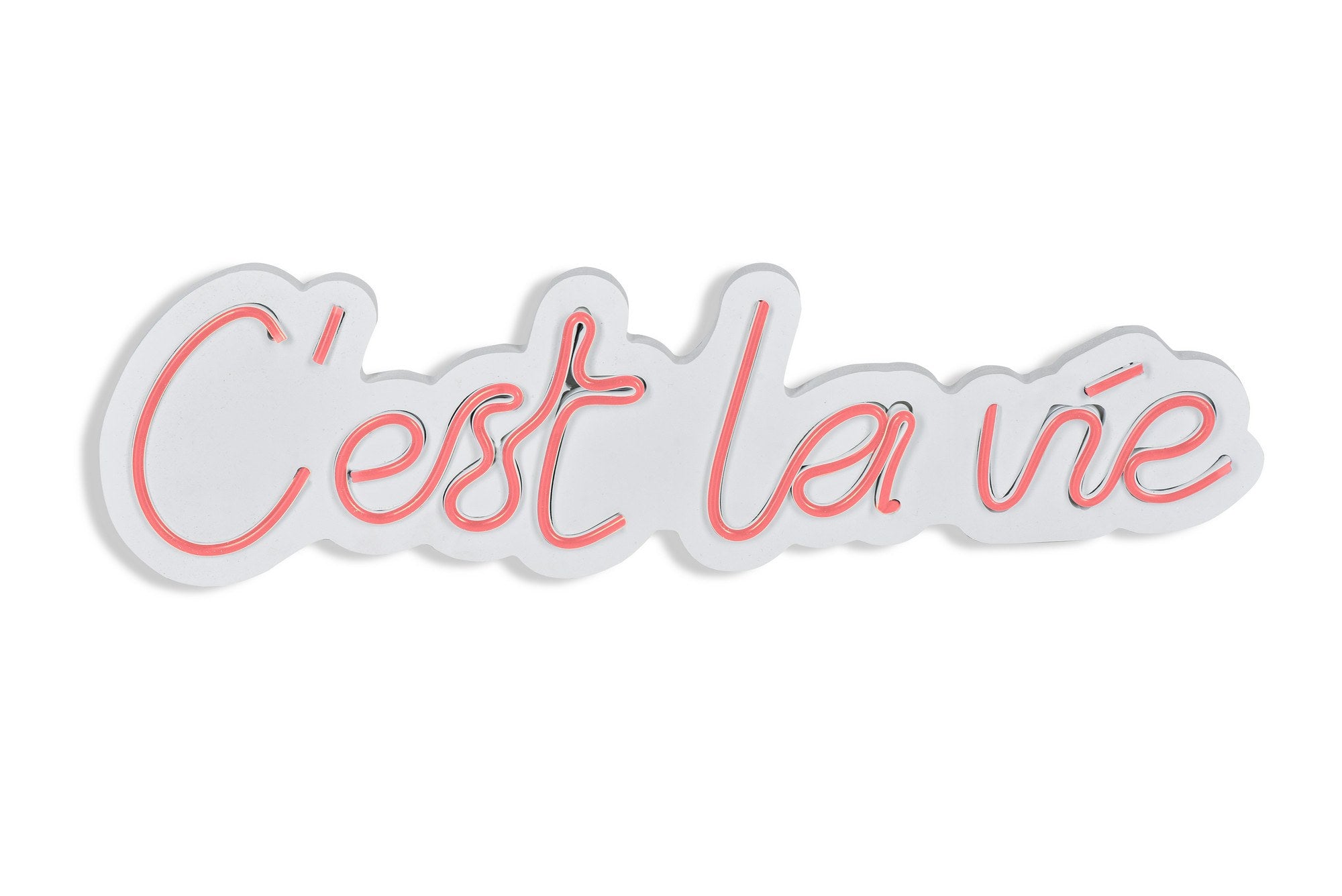 C'est La Vie - Pink in Rosa präsentiert im Onlineshop von KAQTU Design AG. Wandleuchte ist von Wallity