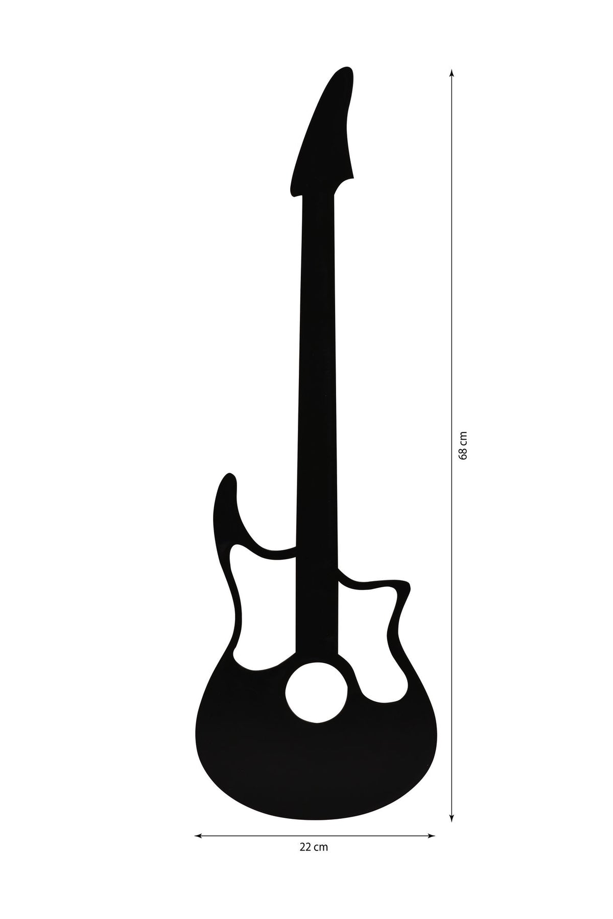 Guitar Wandleuchte - Blau in Blau präsentiert im Onlineshop von KAQTU Design AG. Wandleuchte ist von Wallity