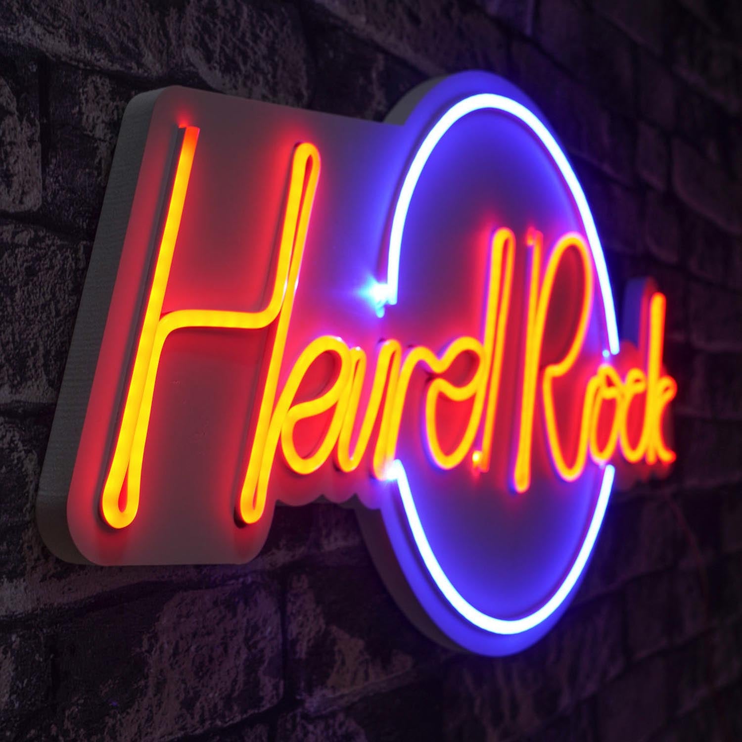 Hard Rock - Blue, Red in Blau
 Rot präsentiert im Onlineshop von KAQTU Design AG. Wandleuchte ist von Wallity