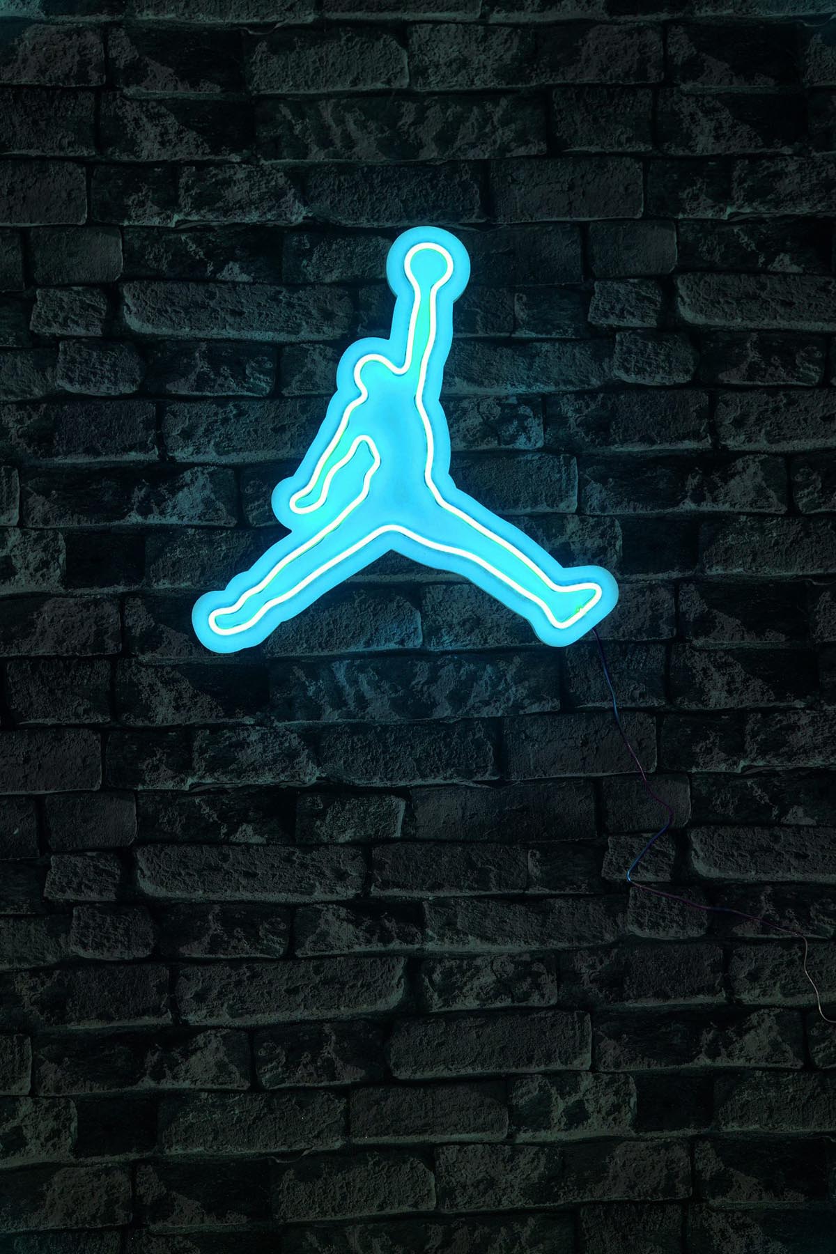 Basketball Wandleuchte - Blau in Blau präsentiert im Onlineshop von KAQTU Design AG. Wandleuchte ist von Wallity