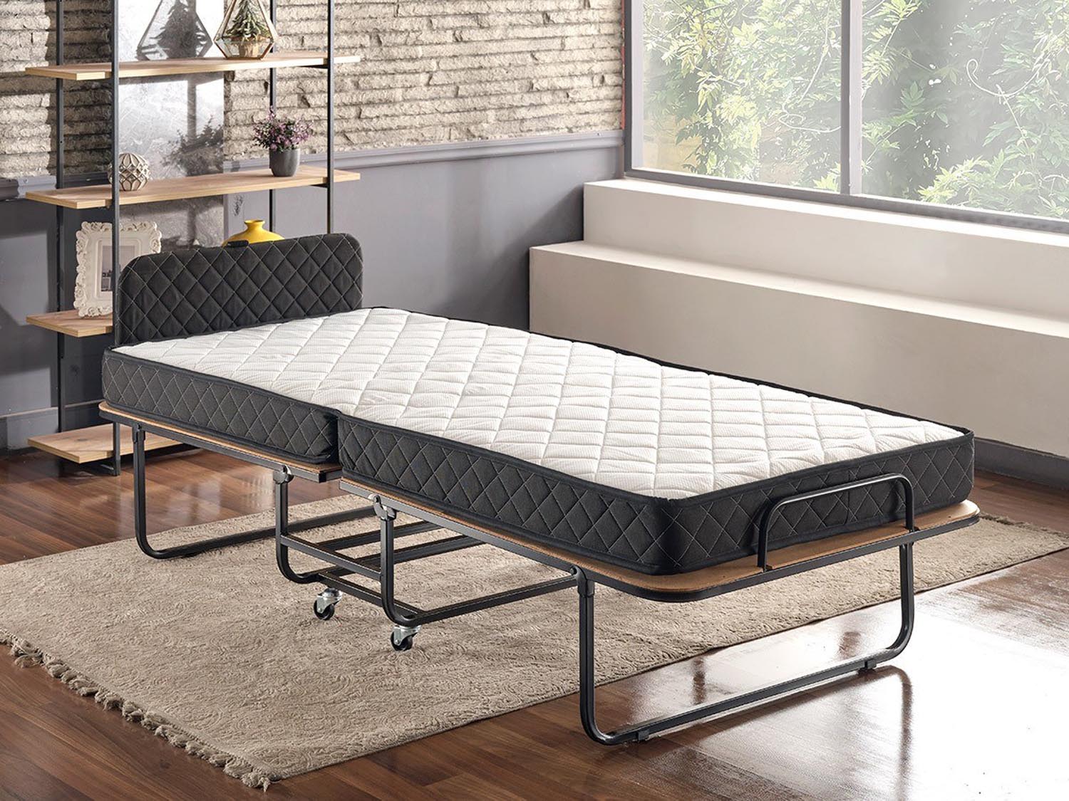 XL Katlanır in Weiss Schwarz präsentiert im Onlineshop von KAQTU Design AG. Bett ist von Hanah Home