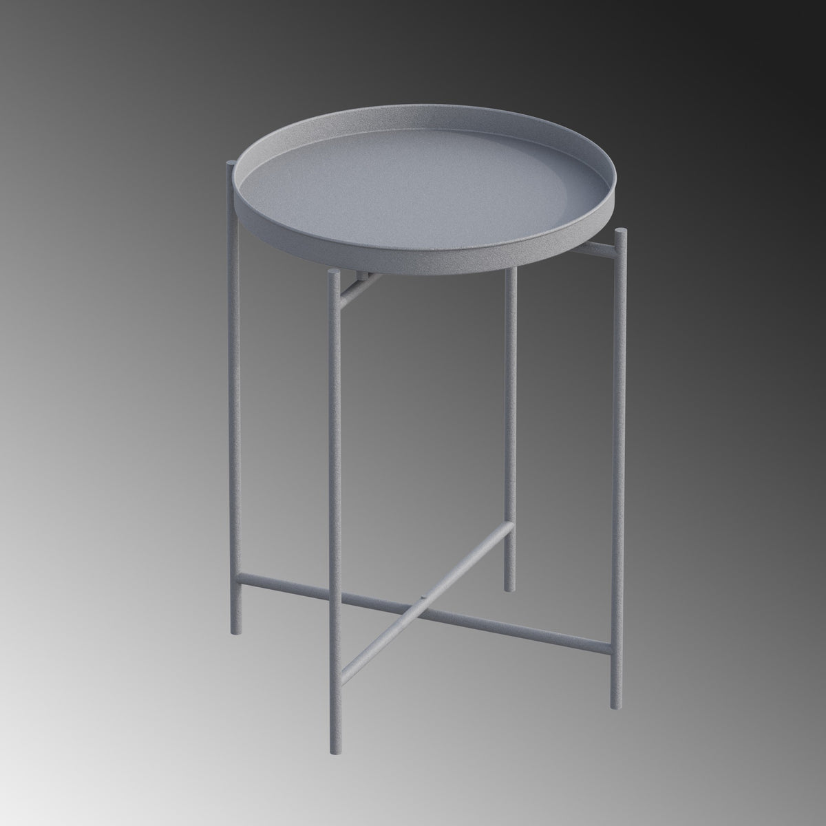 Shb Sofatisch - Grau in Grau präsentiert im Onlineshop von KAQTU Design AG. Beistelltisch ist von Hanah Home
