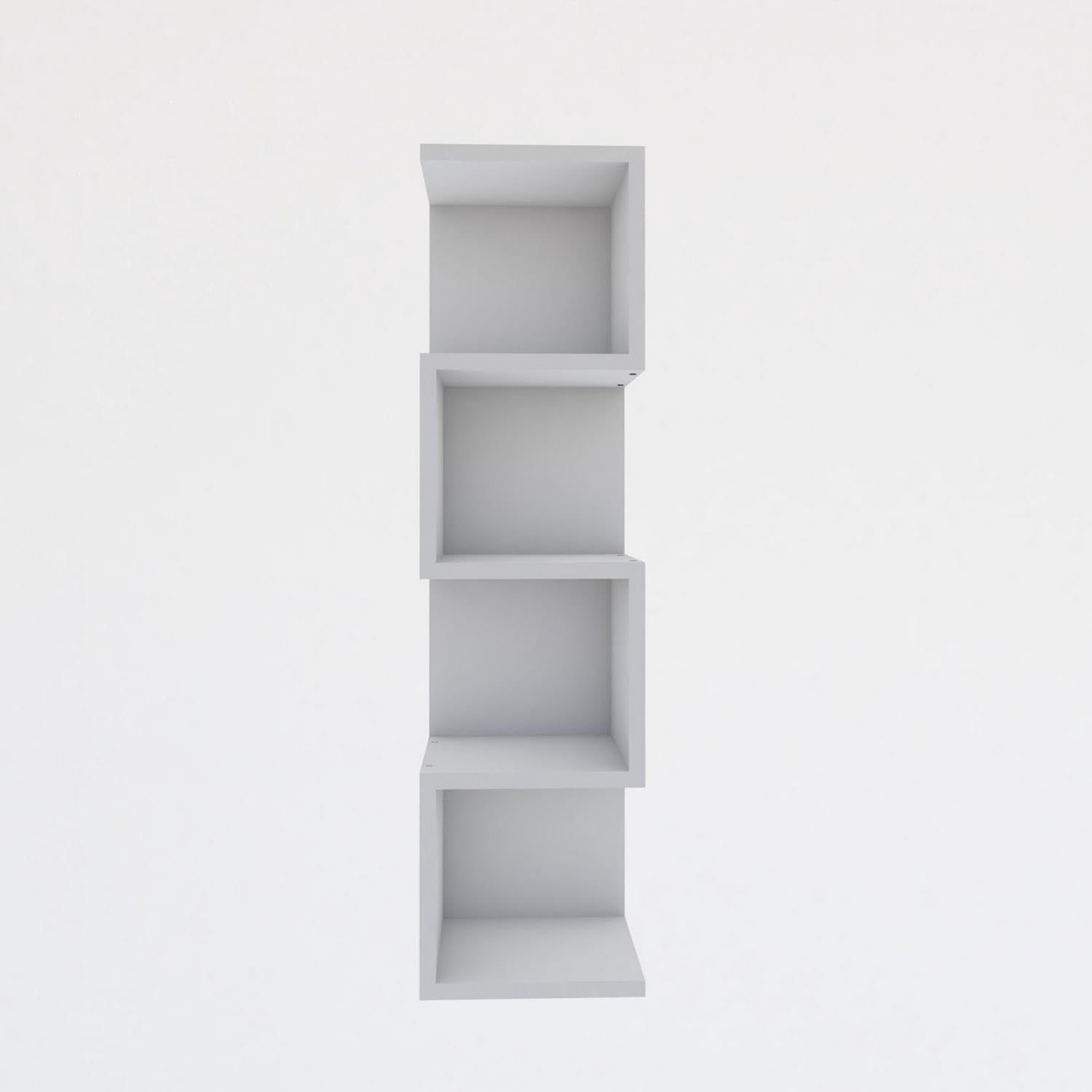 Alin - White in Weiss präsentiert im Onlineshop von KAQTU Design AG. Bücherregal ist von Hanah Home