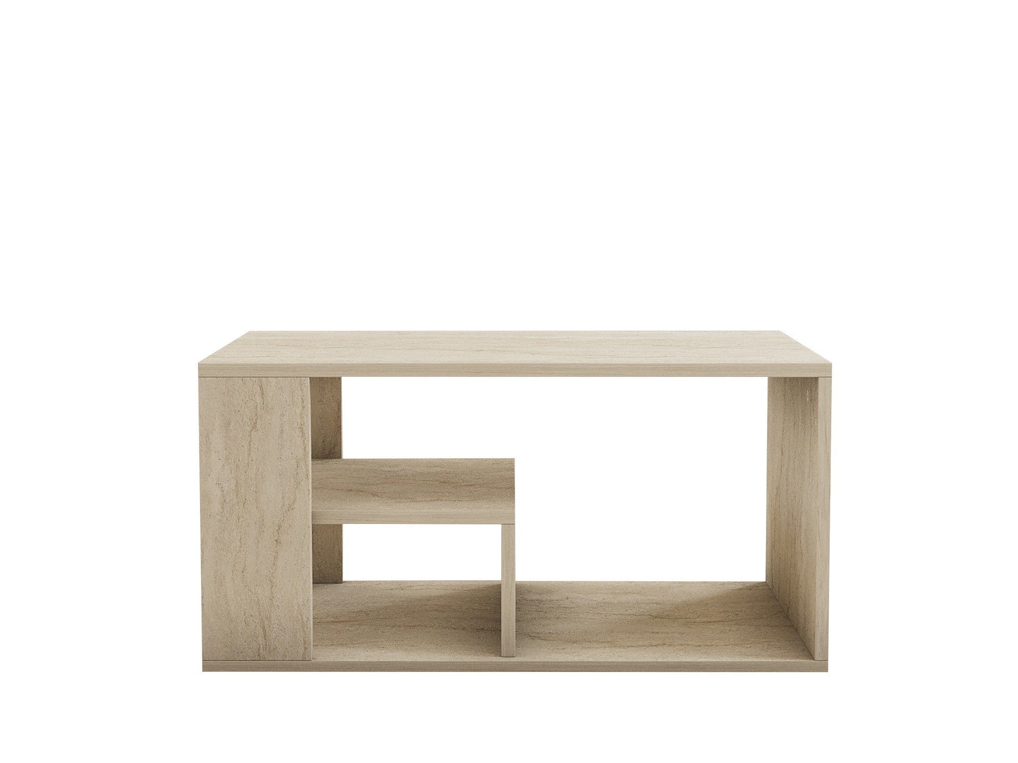 Eros - Travertine in Travertin präsentiert im Onlineshop von KAQTU Design AG. Beistelltisch ist von Hanah Home