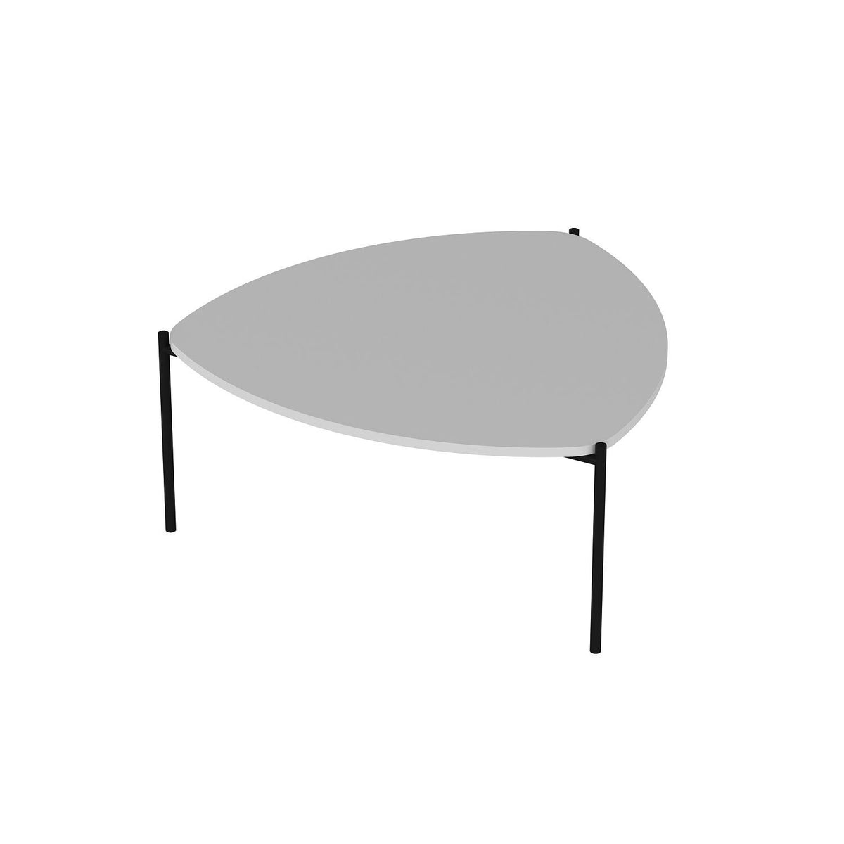 Lenny Sofatisch - Weiss in Weiss präsentiert im Onlineshop von KAQTU Design AG. Couchtisch ist von Hanah Home