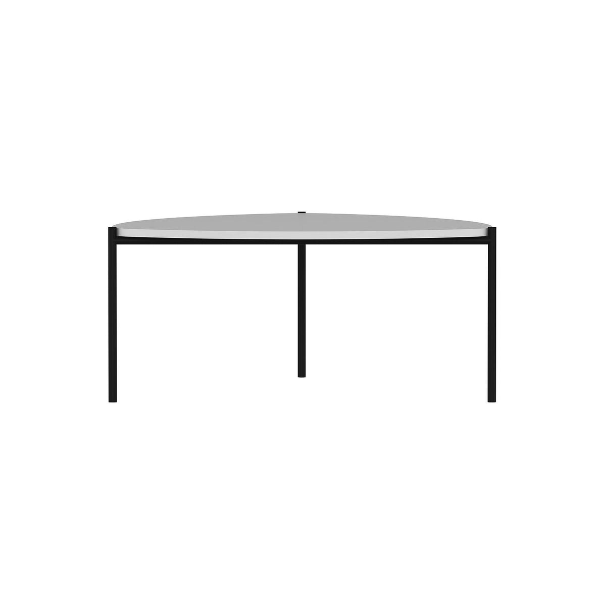 Lenny Sofatisch - Weiss in Weiss präsentiert im Onlineshop von KAQTU Design AG. Couchtisch ist von Hanah Home