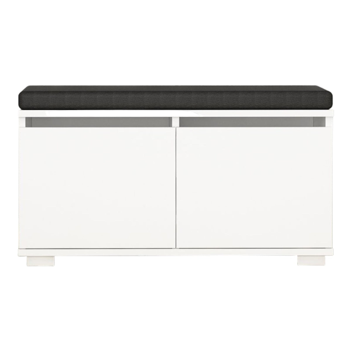 Drago Schuhschrank - Weiss in Weiss präsentiert im Onlineshop von KAQTU Design AG. Schuhbank ist von Hanah Home