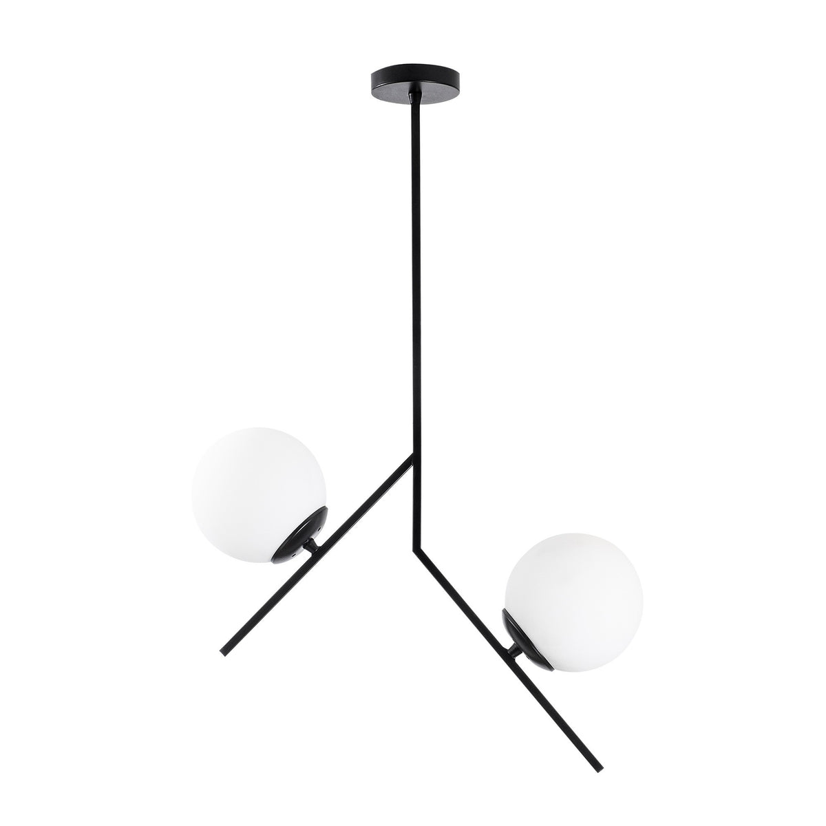 Dolunay Pendellampe - Schwarz in Schwarz präsentiert im Onlineshop von KAQTU Design AG. Pendelleuchte ist von Opviq
