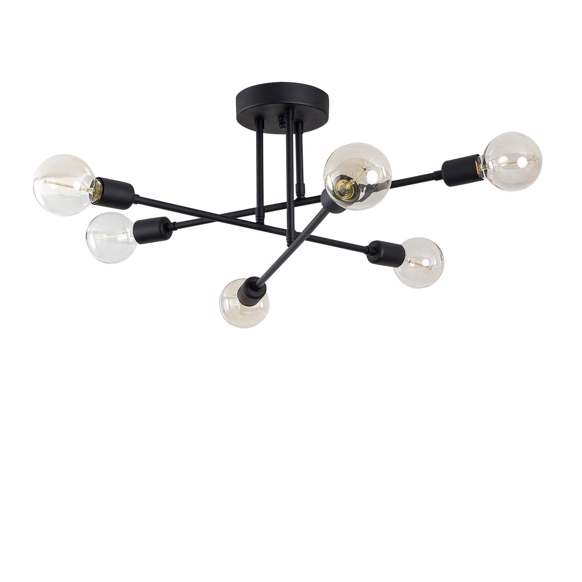 Flower Deckenlampe - Schwarz in Schwarz präsentiert im Onlineshop von KAQTU Design AG. Deckenleuchte ist von Opviq