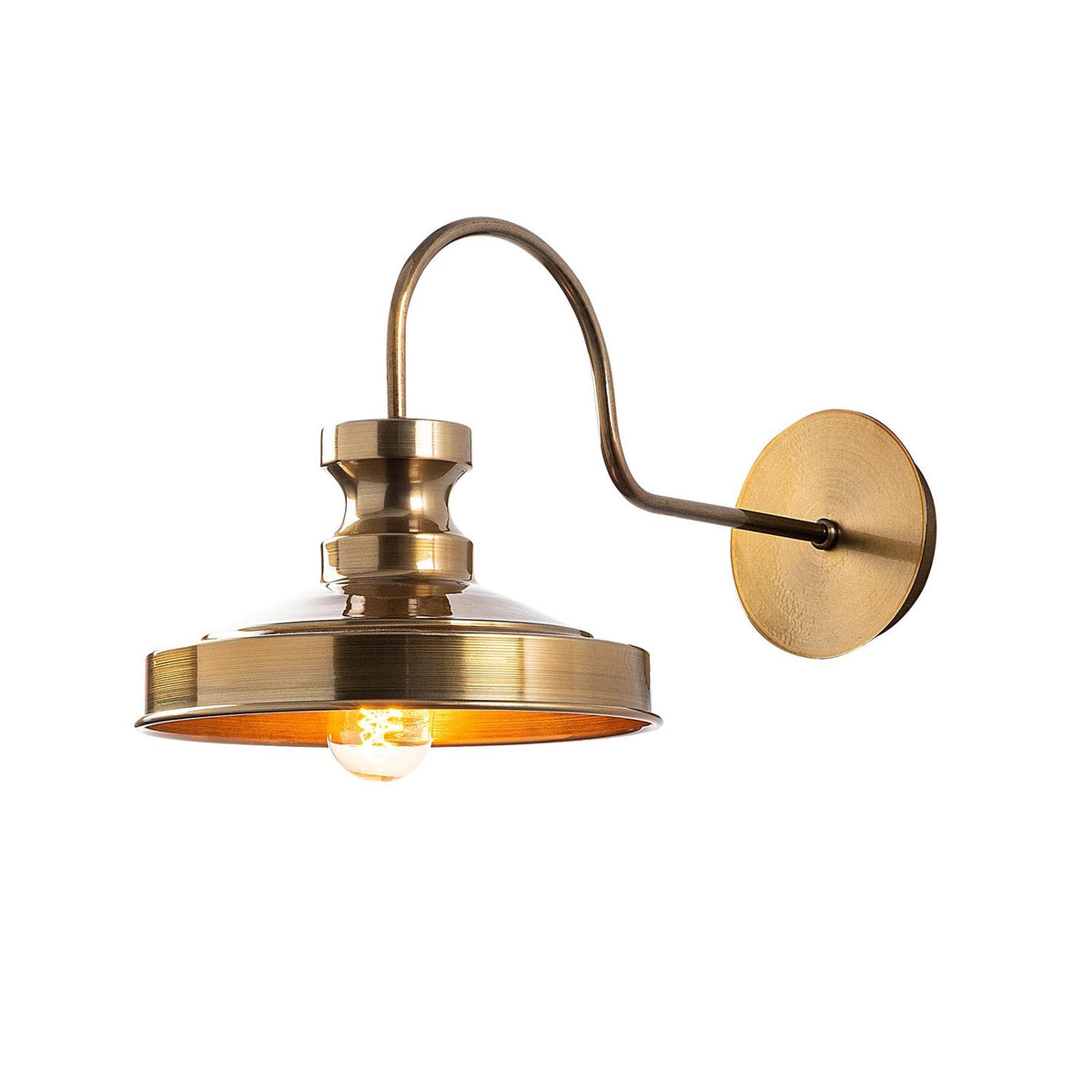 Berceste Wandleuchte - Gold in Gold präsentiert im Onlineshop von KAQTU Design AG. Wandleuchte ist von Opviq