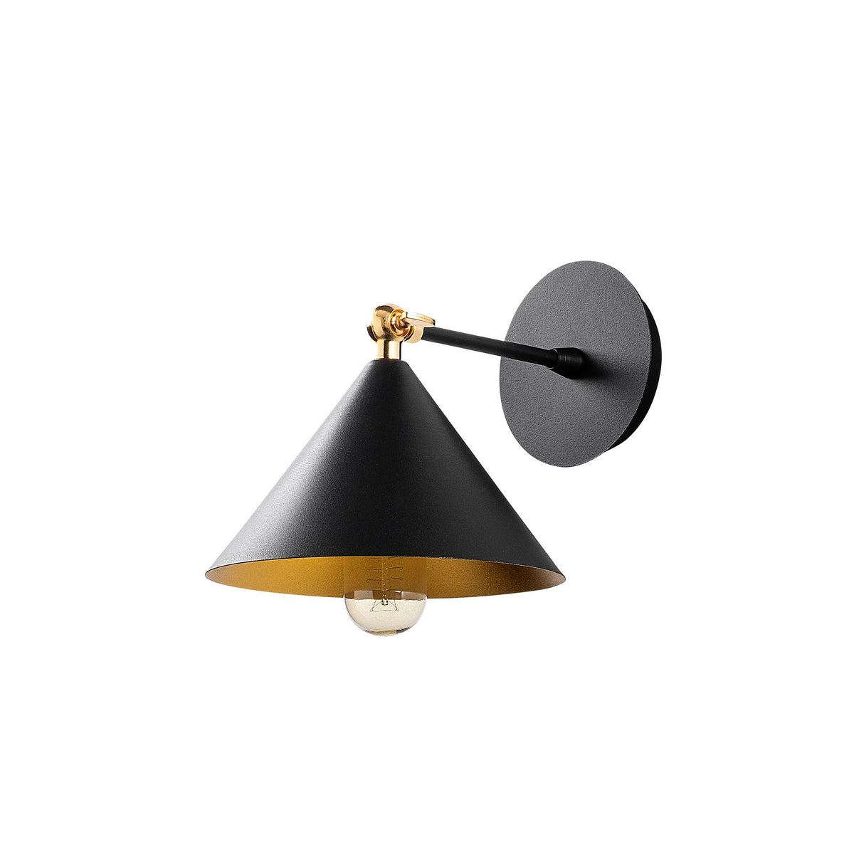 Berceste Wandleuchte - Schwarz in Schwarz präsentiert im Onlineshop von KAQTU Design AG. Wandleuchte ist von Opviq