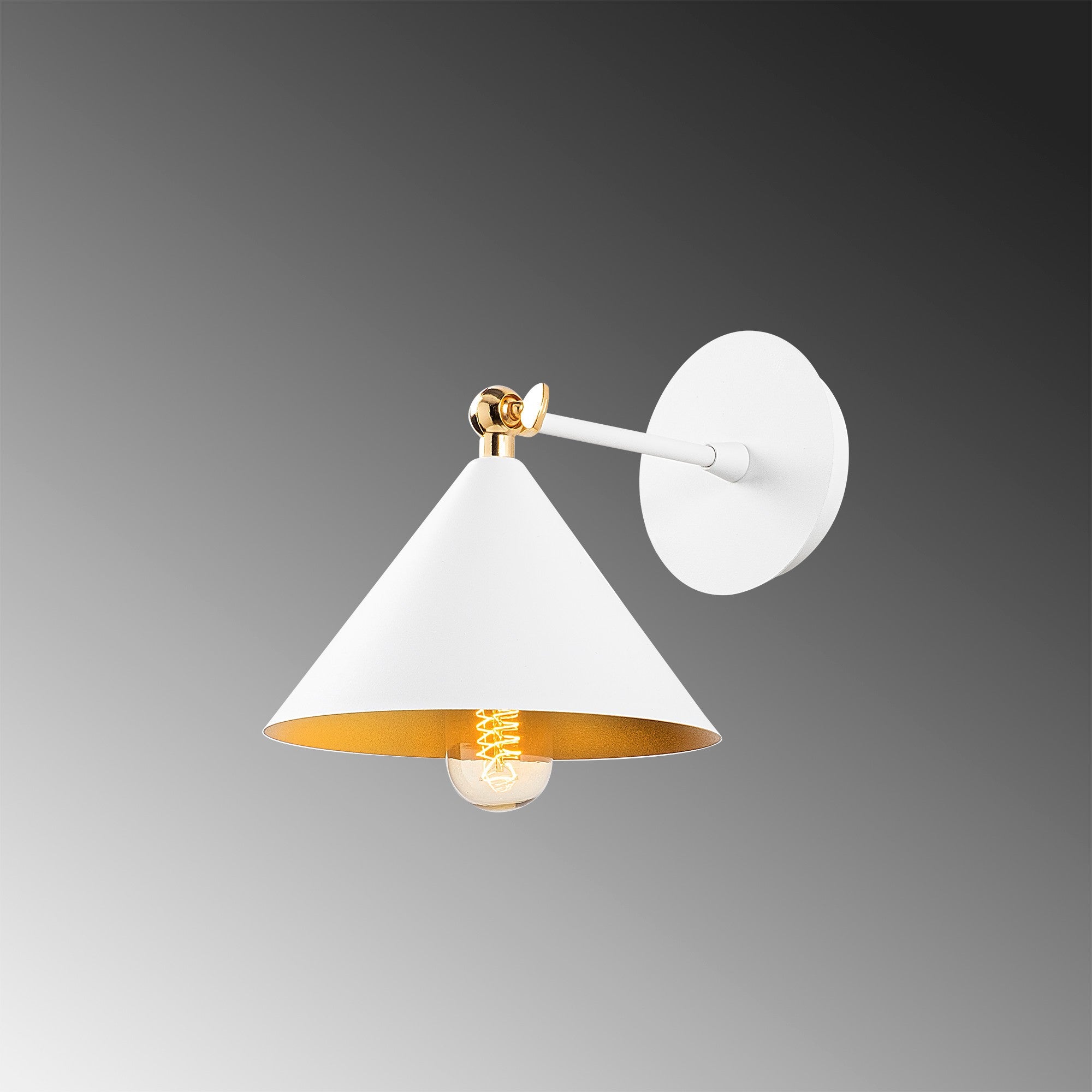 Berceste - 185WHITE-A in Weiss präsentiert im Onlineshop von KAQTU Design AG. Wandleuchte ist von Opviq