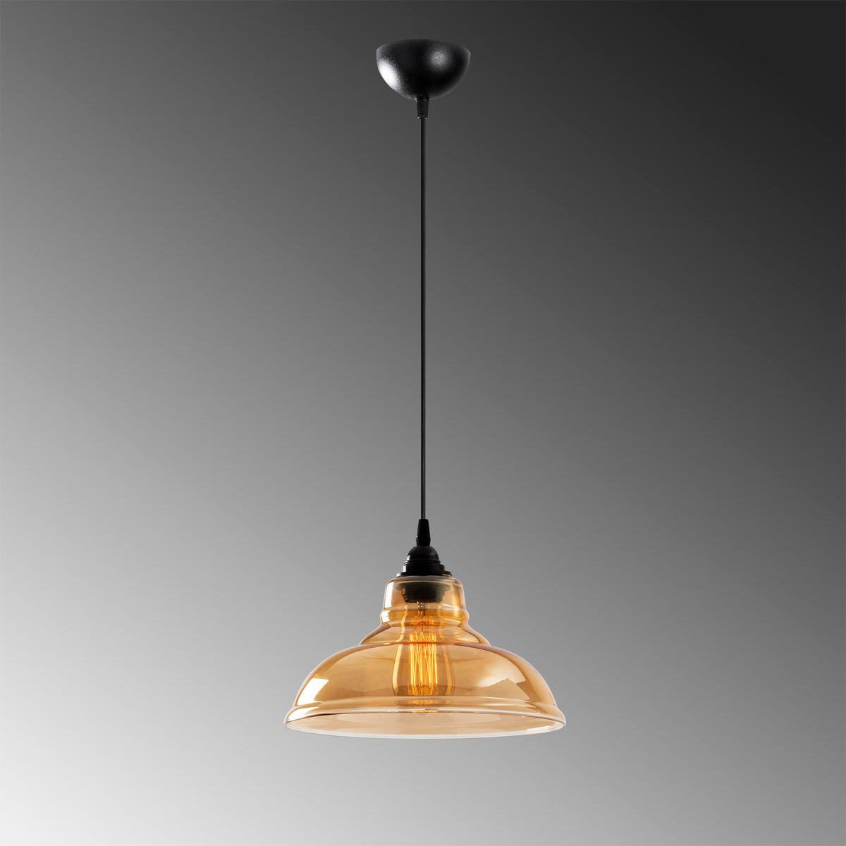 Dilberay Pendellampe - Schwarz in Schwarz präsentiert im Onlineshop von KAQTU Design AG. Pendelleuchte ist von Opviq