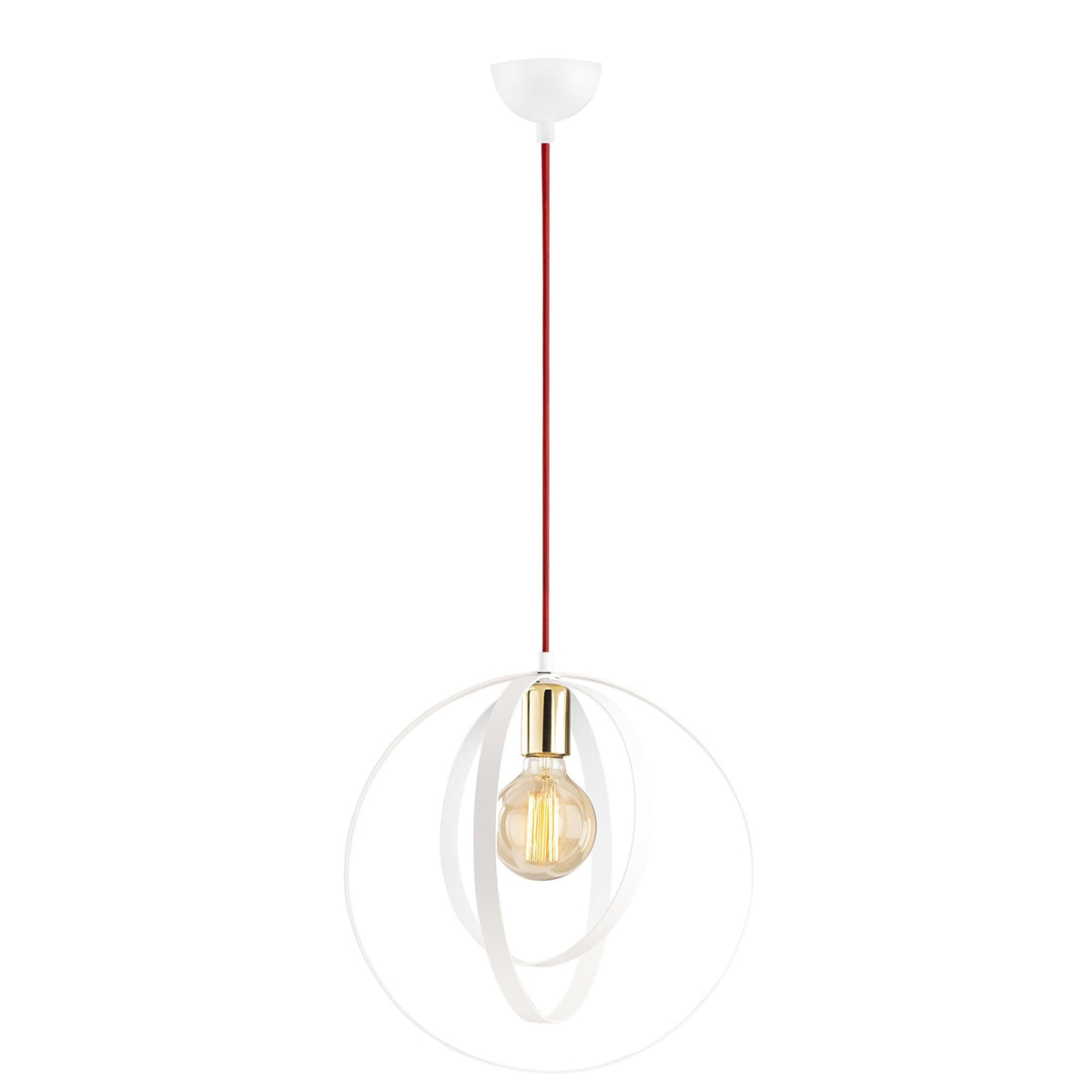 Vaveyla Pendellampe - Weiss in Weiss präsentiert im Onlineshop von KAQTU Design AG. Pendelleuchte ist von Opviq
