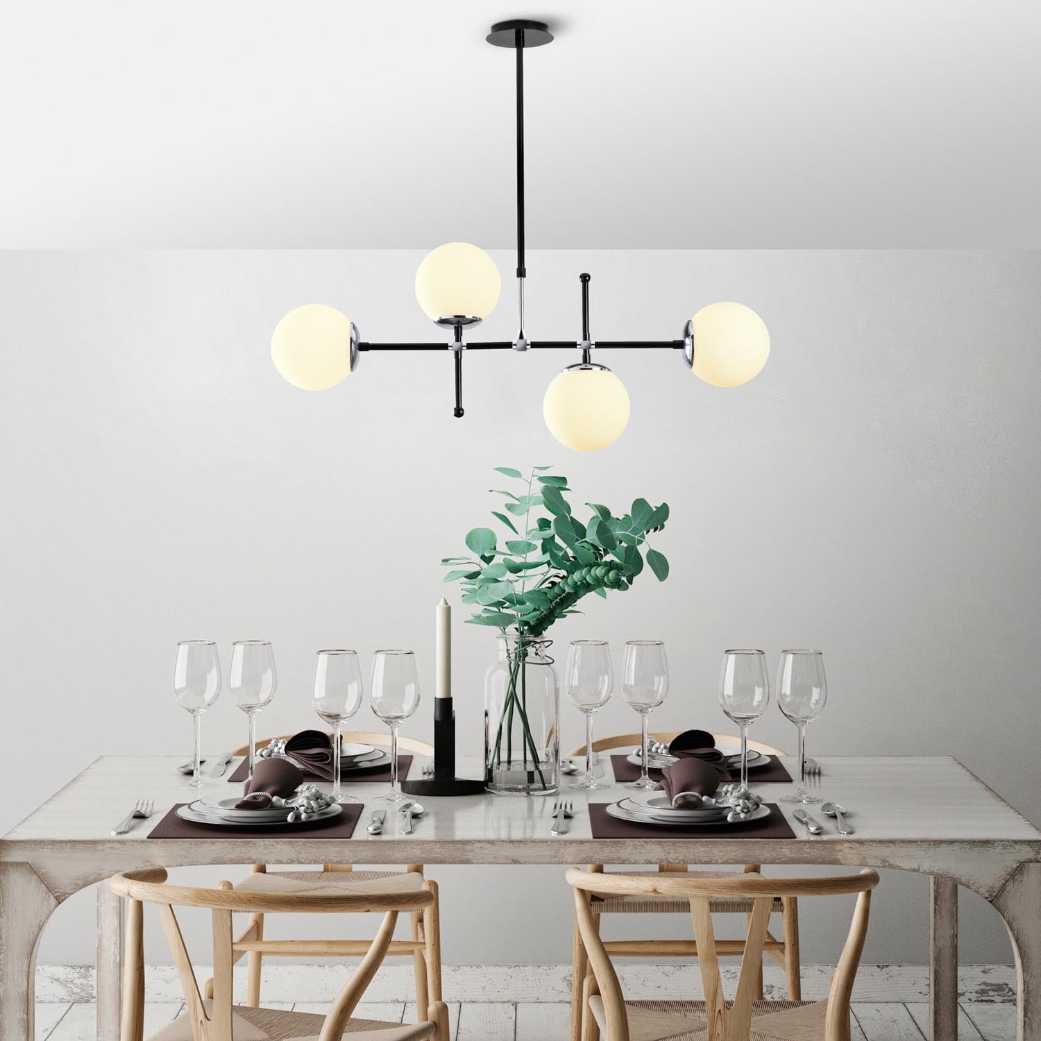 My Legend - 145-AV2 in Schwarz Weiss präsentiert im Onlineshop von KAQTU Design AG. Pendelleuchte ist von Opviq