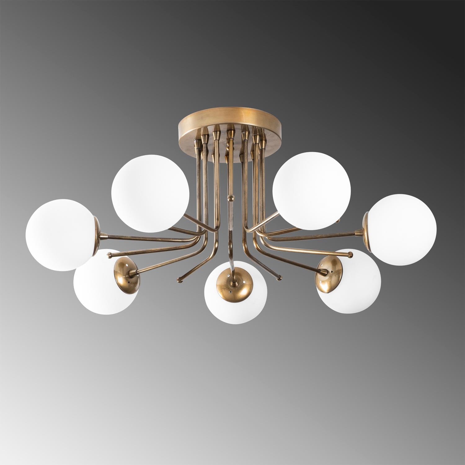 Daisy - 146-AV in Gold
 Weiss präsentiert im Onlineshop von KAQTU Design AG. Pendelleuchte ist von Opviq