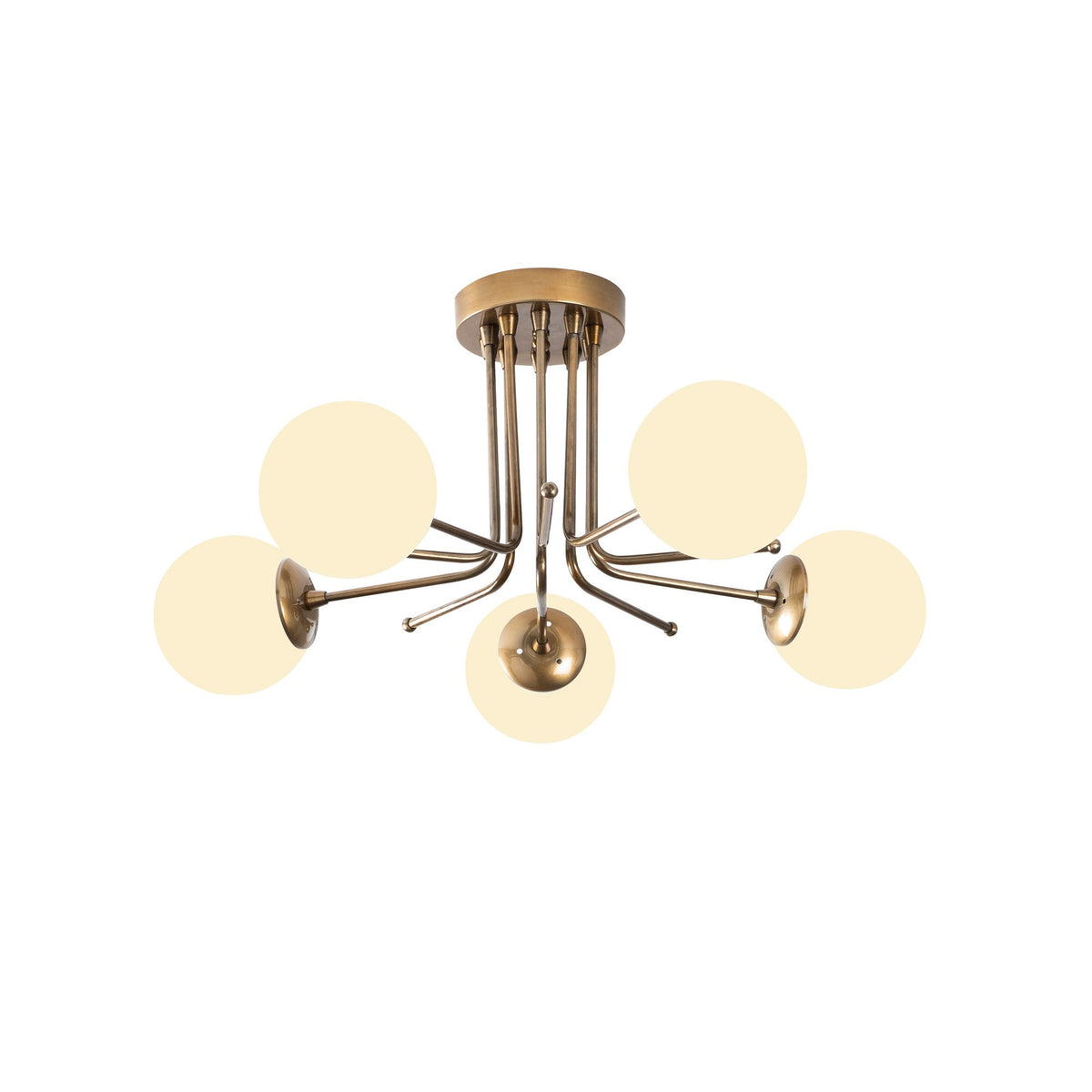 Daisy Pendellampe - Gold
 Weiss in Gold
 Weiss präsentiert im Onlineshop von KAQTU Design AG. Pendelleuchte ist von Opviq