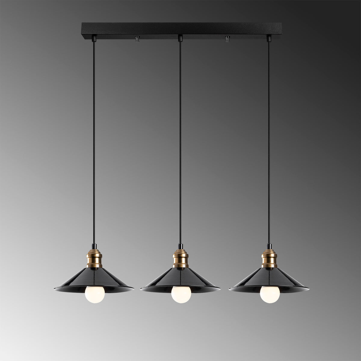 Berceste Pendellampe - Schwarz in Schwarz präsentiert im Onlineshop von KAQTU Design AG. Pendelleuchte ist von Opviq