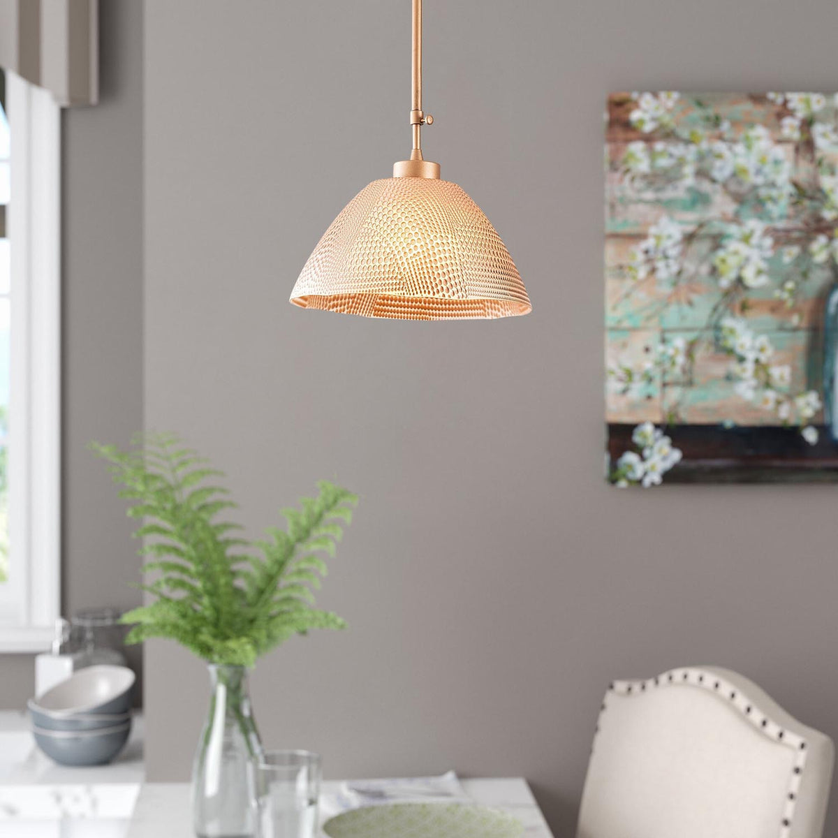 Bornova Deckenlampe - Kupfer in Kupfer präsentiert im Onlineshop von KAQTU Design AG. Deckenleuchte ist von Opviq