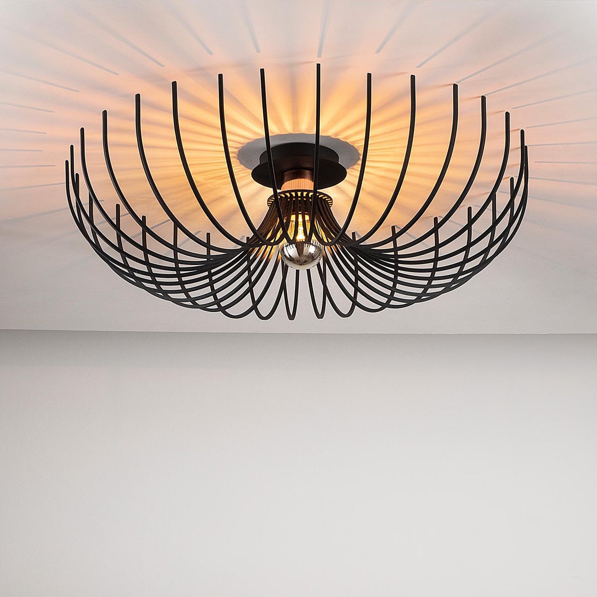 Aspendos Deckenlampe - Schwarz in Schwarz präsentiert im Onlineshop von KAQTU Design AG. Deckenleuchte ist von Opviq