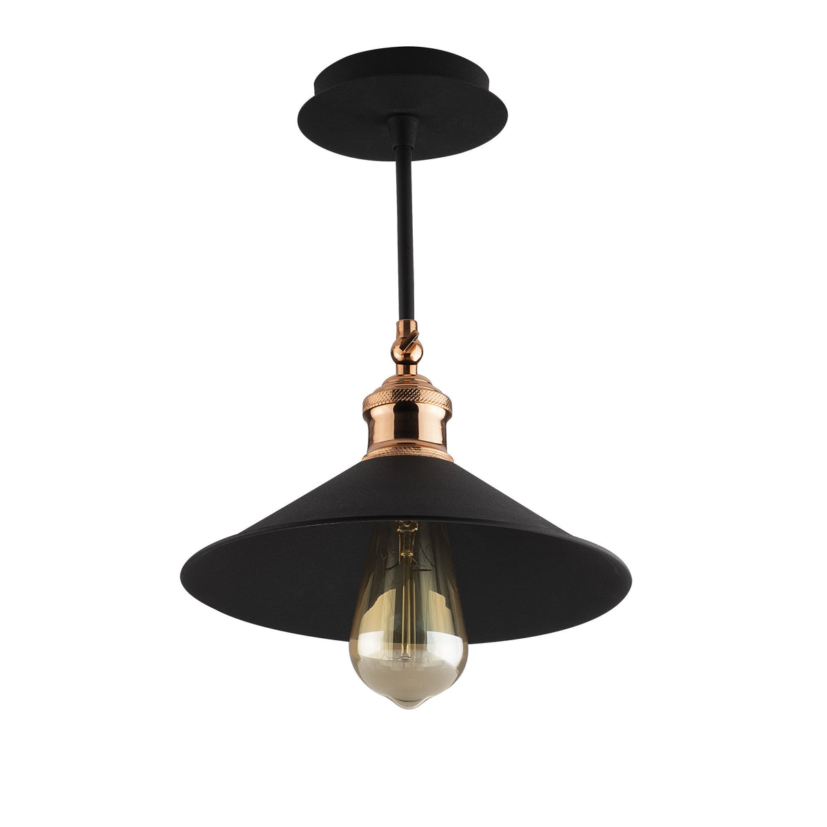 Berceste Pendellampe - Schwarz in Schwarz präsentiert im Onlineshop von KAQTU Design AG. Pendelleuchte ist von Opviq