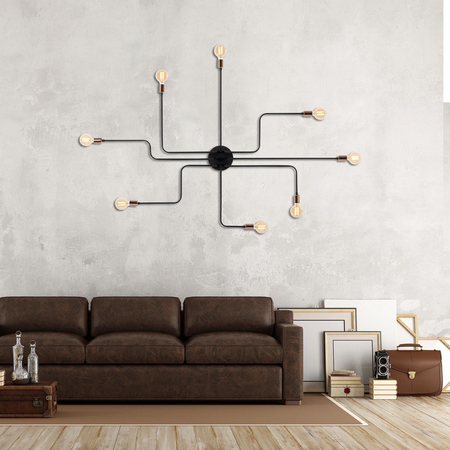 Truva - N-701 in Schwarz
 Bronze präsentiert im Onlineshop von KAQTU Design AG. Wandleuchte ist von Opviq