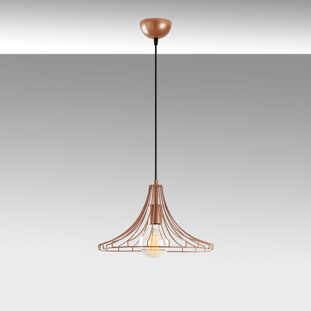 Mezopotamya Pendellampe - Kupfer in Kupfer präsentiert im Onlineshop von KAQTU Design AG. Pendelleuchte ist von Opviq