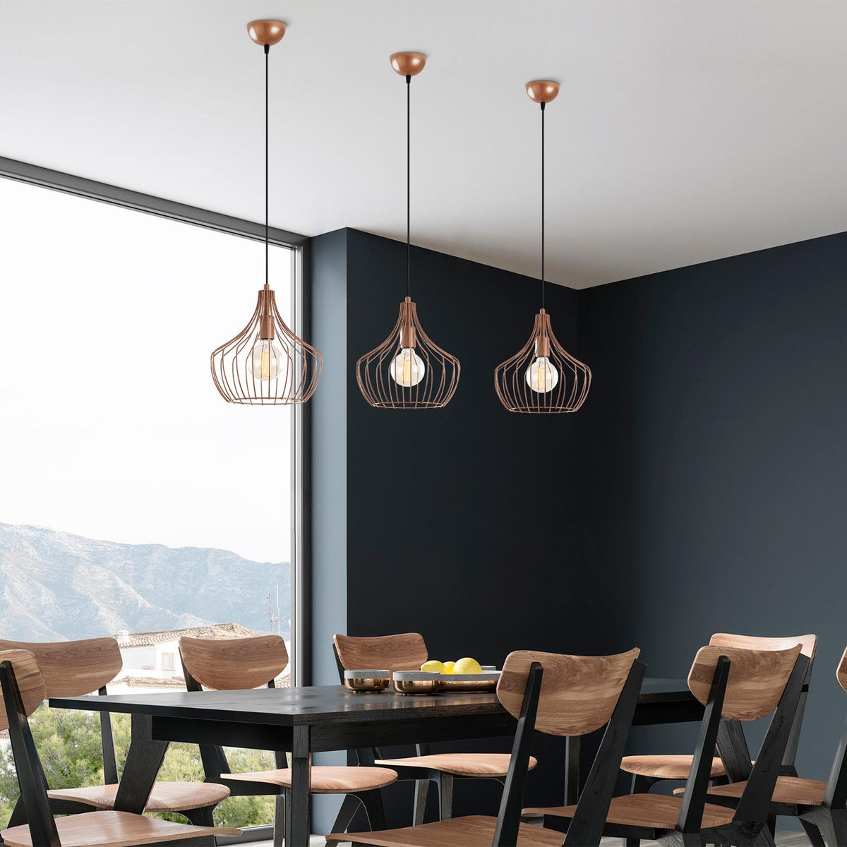 Mezopotamya Pendellampe - Kupfer in Kupfer präsentiert im Onlineshop von KAQTU Design AG. Pendelleuchte ist von Opviq