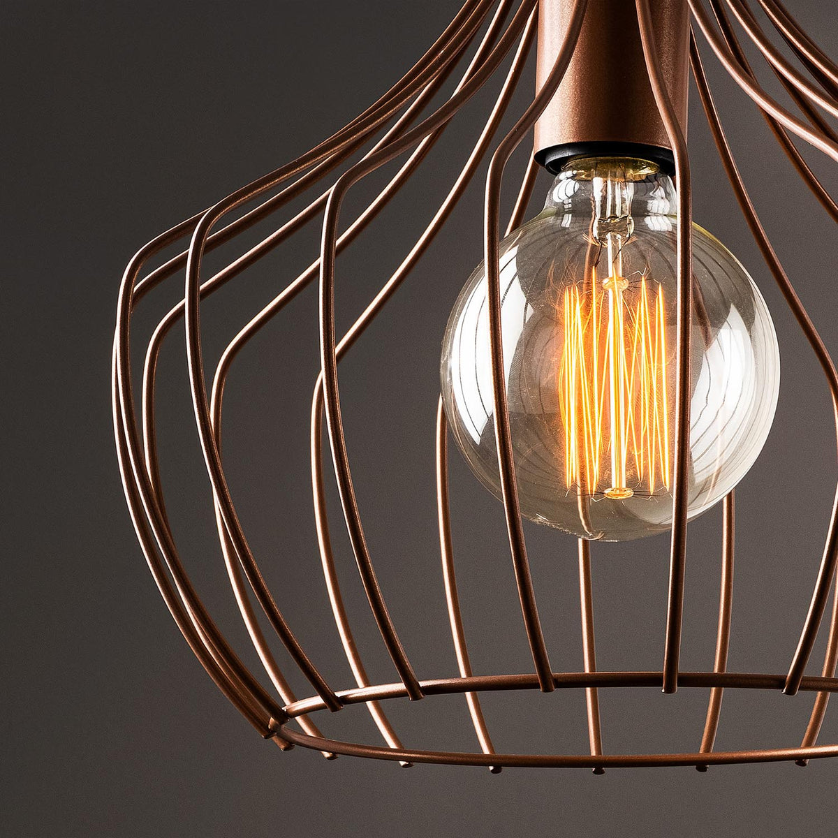 Mezopotamya Pendellampe - Kupfer in Kupfer präsentiert im Onlineshop von KAQTU Design AG. Pendelleuchte ist von Opviq