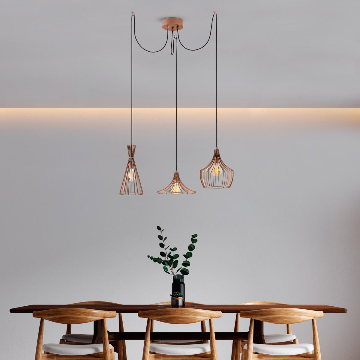 Mezopotamya Pendellampe - Kupfer in Kupfer präsentiert im Onlineshop von KAQTU Design AG. Pendelleuchte ist von Opviq