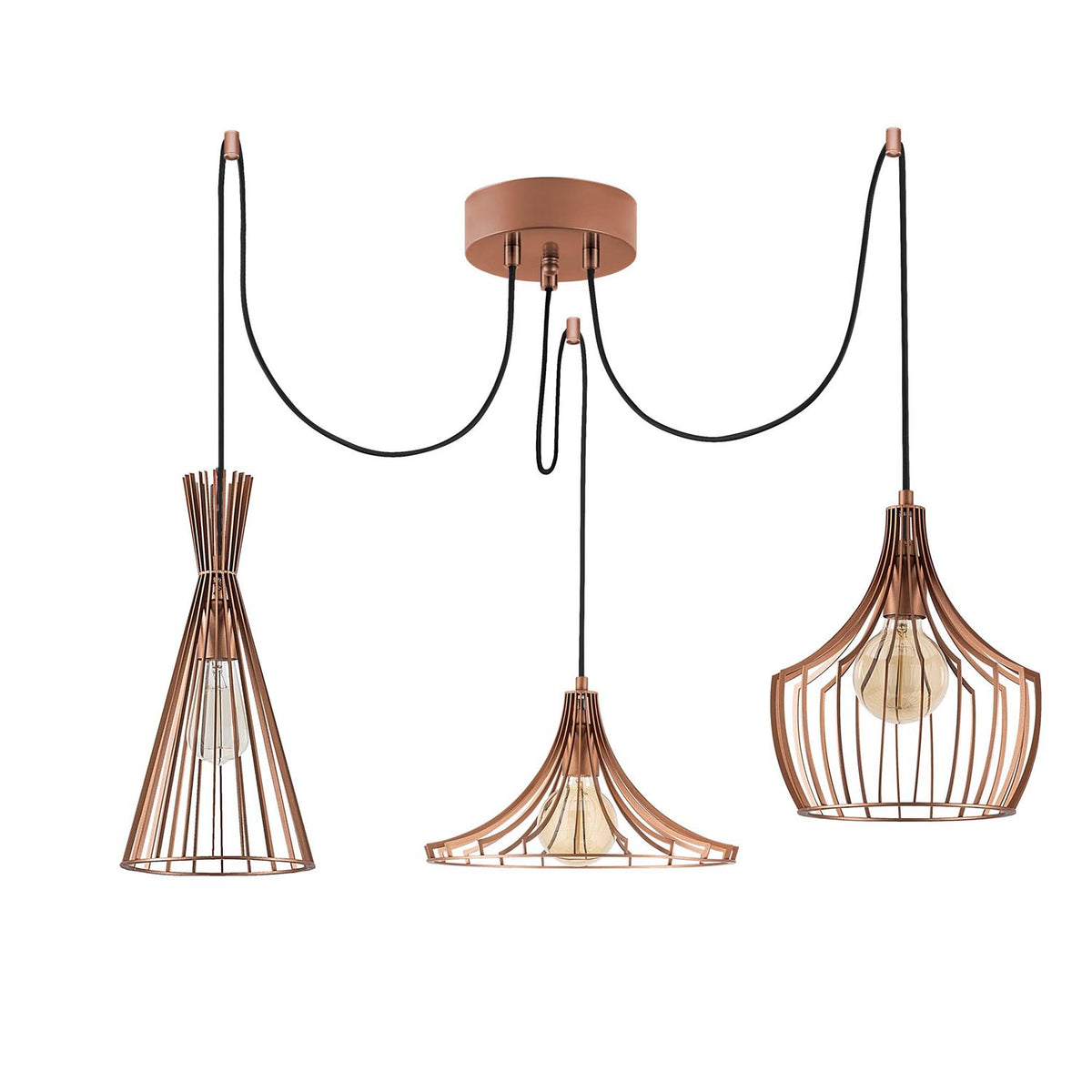 Mezopotamya Pendellampe - Kupfer in Kupfer präsentiert im Onlineshop von KAQTU Design AG. Pendelleuchte ist von Opviq