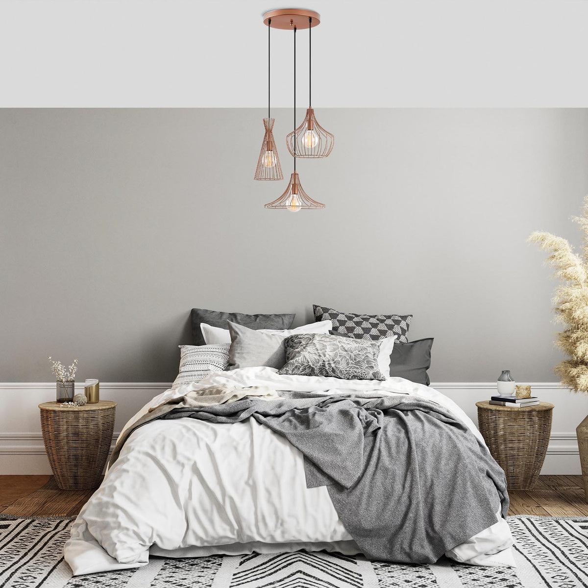 Mezopotamya Pendellampe - Kupfer in Kupfer präsentiert im Onlineshop von KAQTU Design AG. Pendelleuchte ist von Opviq