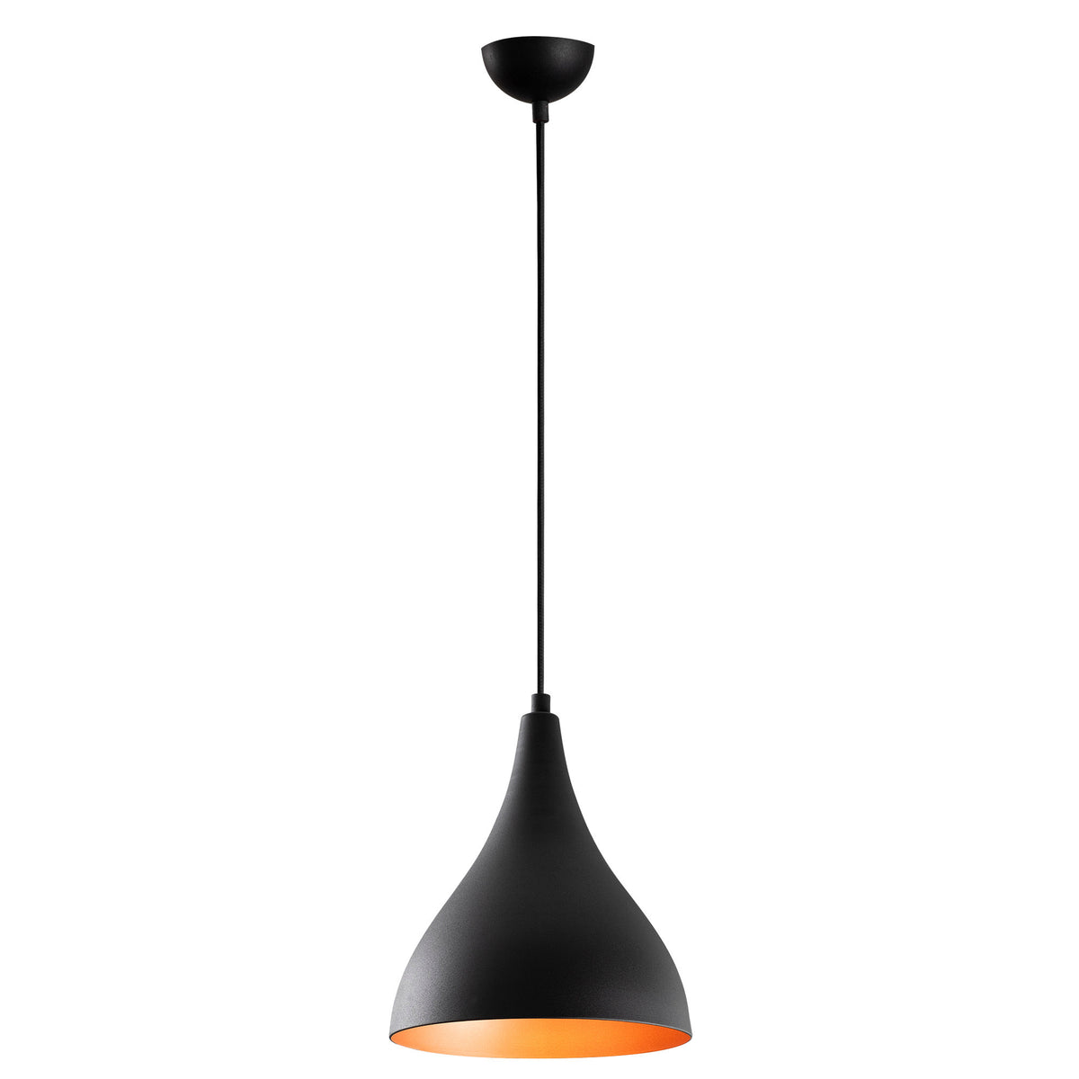 Berceste Pendellampe - Schwarz in Schwarz präsentiert im Onlineshop von KAQTU Design AG. Pendelleuchte ist von Opviq