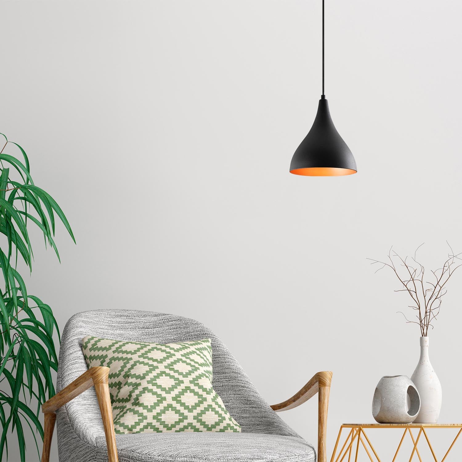 Berceste - N-1395 in Schwarz präsentiert im Onlineshop von KAQTU Design AG. Pendelleuchte ist von Opviq