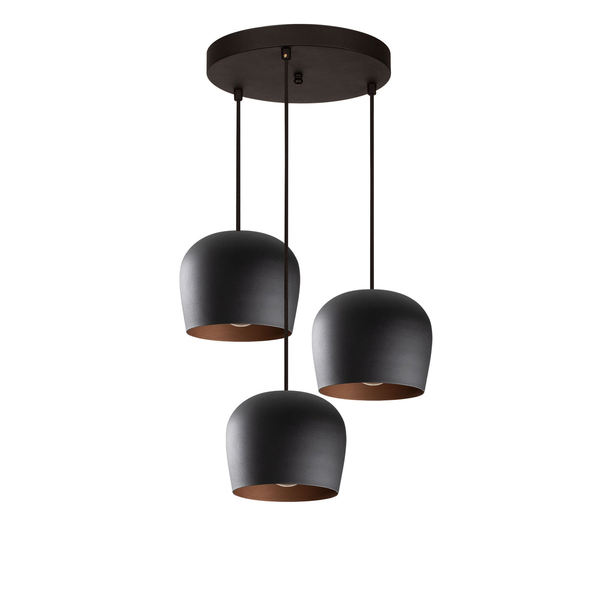 Berceste Pendellampe - Schwarz in Schwarz präsentiert im Onlineshop von KAQTU Design AG. Pendelleuchte ist von Opviq