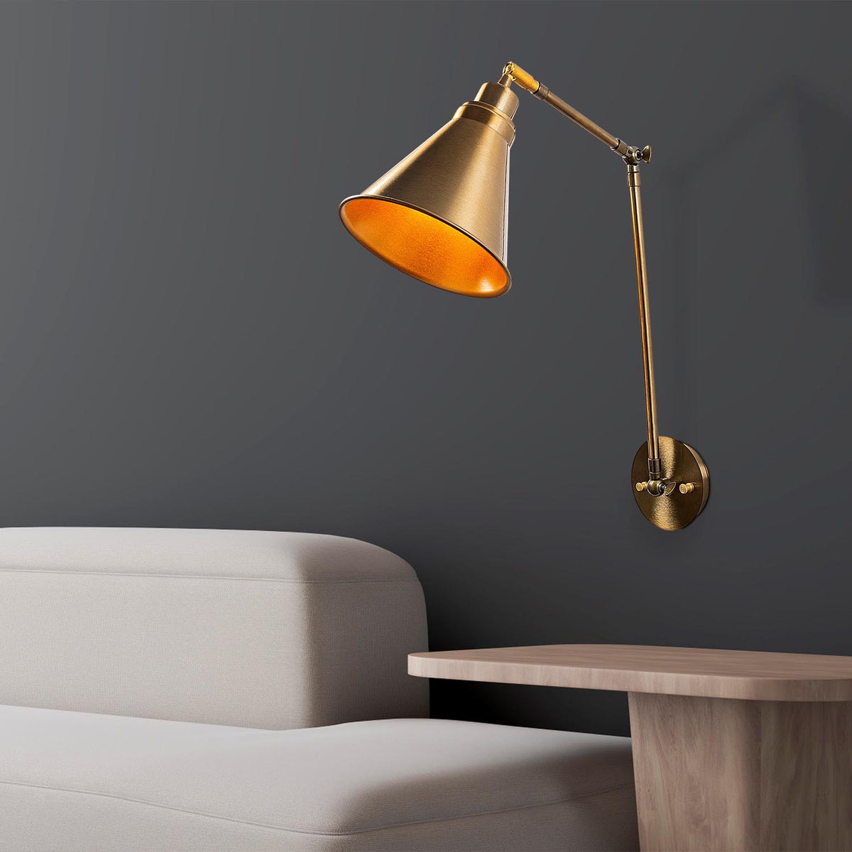Berceste Wandleuchte - Vintage in Vintage präsentiert im Onlineshop von KAQTU Design AG. Wandleuchte ist von Opviq