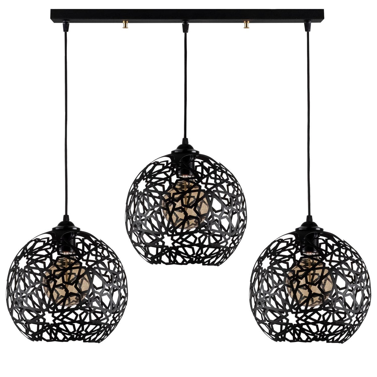 Fellini Pendellampe - Schwarz in Schwarz präsentiert im Onlineshop von KAQTU Design AG. Pendelleuchte ist von Opviq