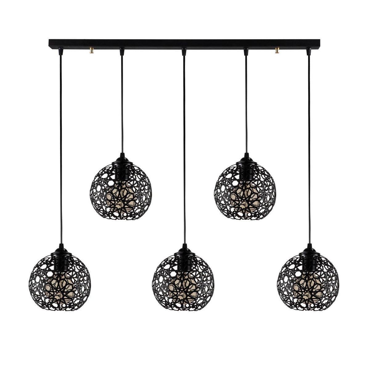 Fellini Pendellampe - Schwarz in Schwarz präsentiert im Onlineshop von KAQTU Design AG. Pendelleuchte ist von Opviq