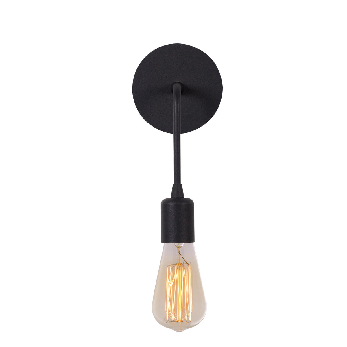 Dartini Wandleuchte - Schwarz in Schwarz präsentiert im Onlineshop von KAQTU Design AG. Wandleuchte ist von Opviq
