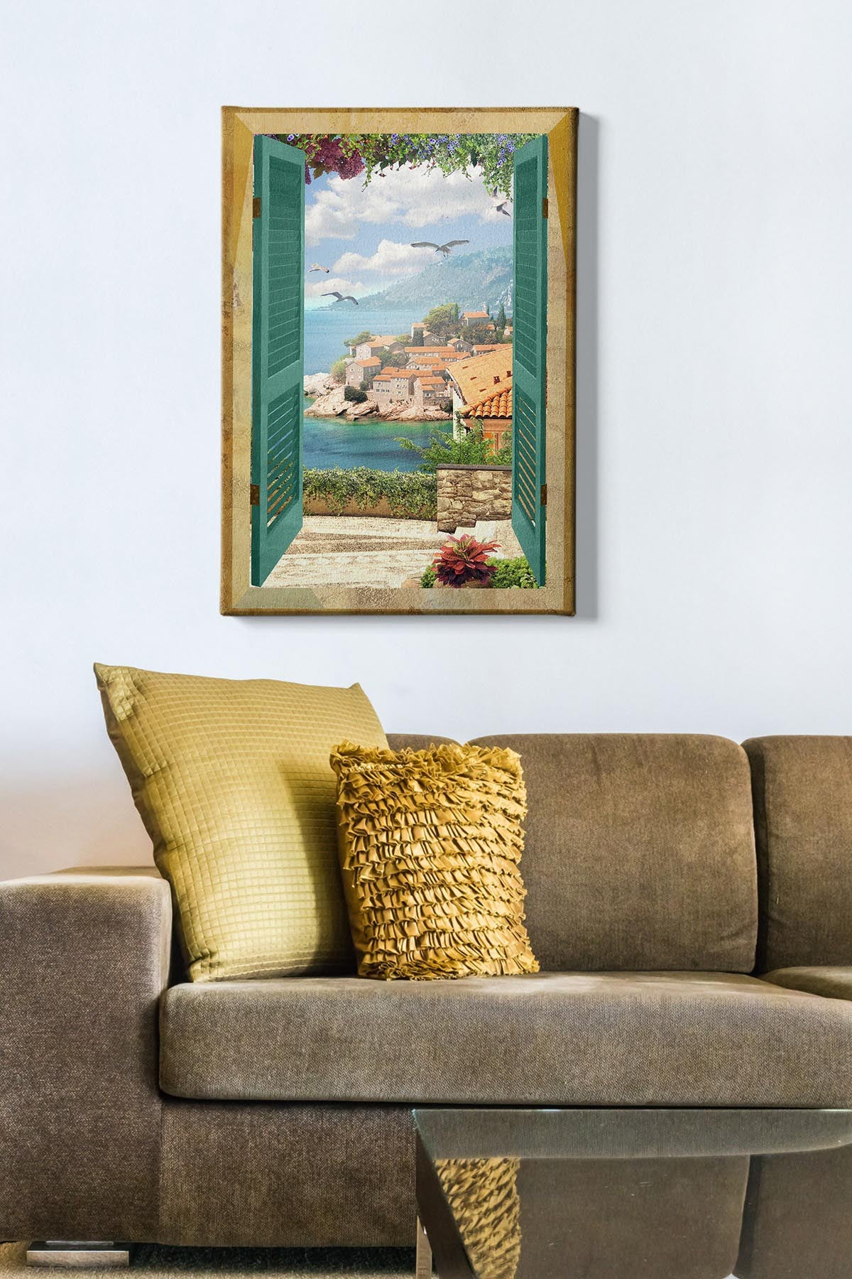 Kanvas Tablo (50 x 70) Bild - Mehrfarbig in Mehrfarbig präsentiert im Onlineshop von KAQTU Design AG. Bild ist von Wallity